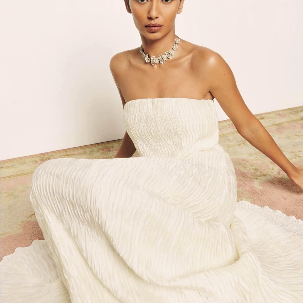 Reformation White Avila  Dress